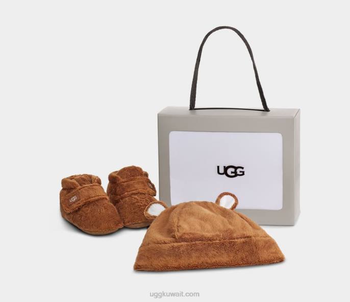 بيكسبي وقبعة صغيرة كستناء طفل UGG 08HB2033