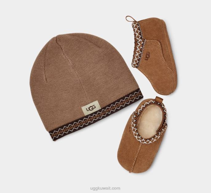 تاسمان وقبعة صغيرة كستناء طفل UGG 08HB2035