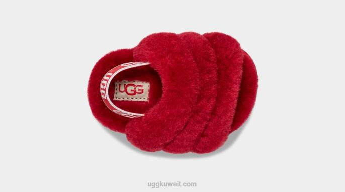 زغب شريحة نعم ومحبوب السامبا الأحمر طفل UGG 08HB2217