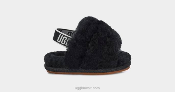 نعم الشريحة زغب أسود طفل UGG 08HB335