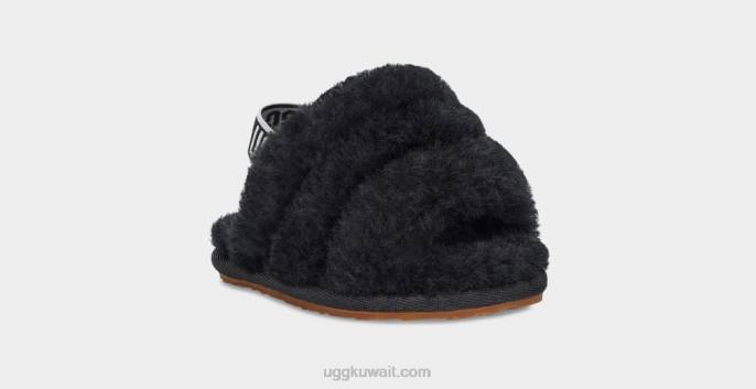 نعم الشريحة زغب أسود طفل UGG 08HB335