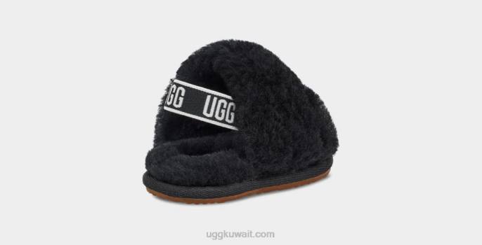 نعم الشريحة زغب أسود طفل UGG 08HB335