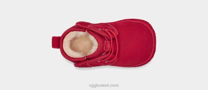 نيوميل وقبعة صغيرة السامبا الأحمر طفل UGG 08HB337