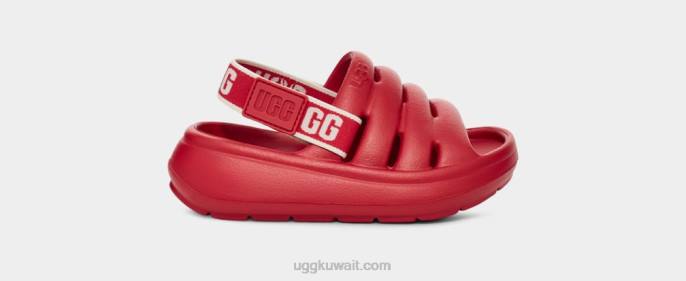 نعم الرياضة السامبا الأحمر الأطفال الصغار UGG 08HB1933