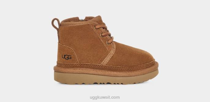 حذاء نيوميل الثاني كستناء الأطفال الصغار UGG 08HB1937