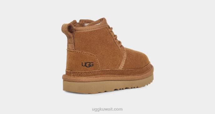 حذاء نيوميل الثاني كستناء الأطفال الصغار UGG 08HB1937
