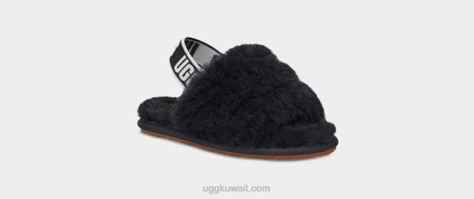 نعم الشريحة زغب أسود الأطفال الصغار UGG 08HB1977