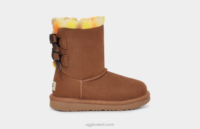 بيلي القوس منقوشة فاسق كستناء الأطفال الصغار UGG 08HB1985
