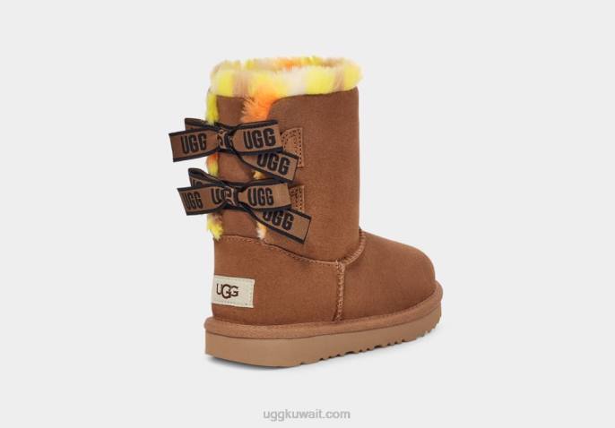 بيلي القوس منقوشة فاسق كستناء الأطفال الصغار UGG 08HB1985