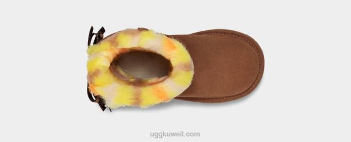 بيلي القوس منقوشة فاسق كستناء الأطفال الصغار UGG 08HB1985