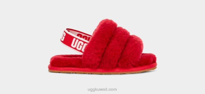 نعم الشريحة زغب الشريط الأحمر الأطفال الصغار UGG 08HB1989