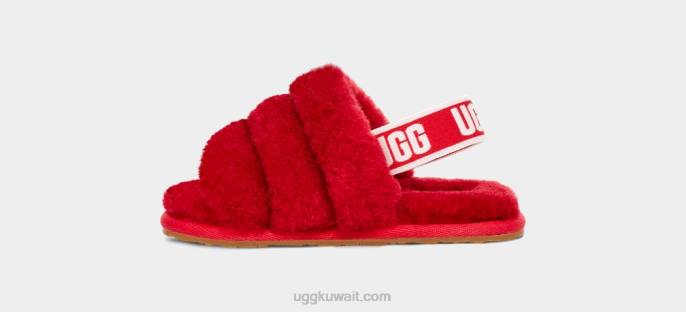 نعم الشريحة زغب الشريط الأحمر الأطفال الصغار UGG 08HB1989