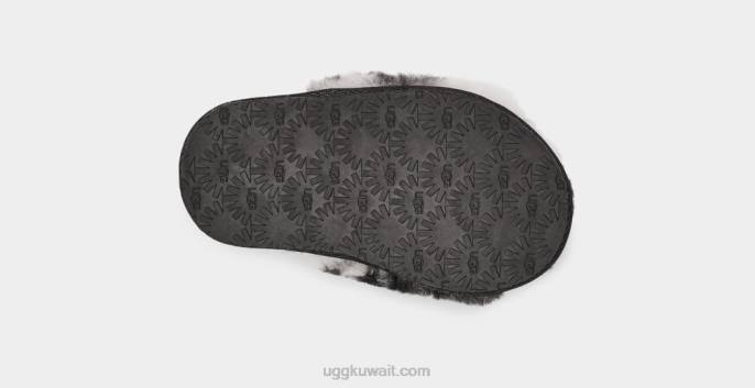 نعم الشريحة زغب الرخام أسود الأطفال الصغار UGG 08HB1997