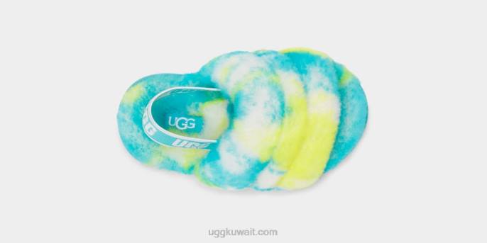 نعم الشريحة زغب الرخام واحة زرقاء / كبريت الأطفال الصغار UGG 08HB1998