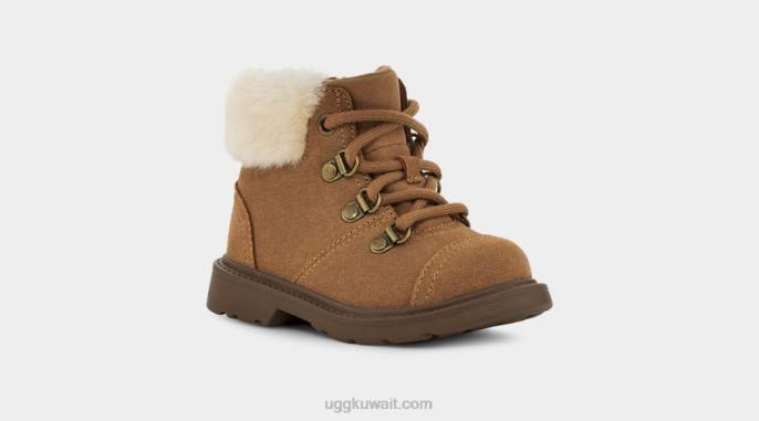 أزيل المسافر الطقس سويدي الكستناء الأطفال الصغار UGG 08HB2001