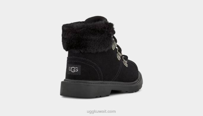 أزيل المسافر الطقس جلد الغزال الأسود الأطفال الصغار UGG 08HB2002