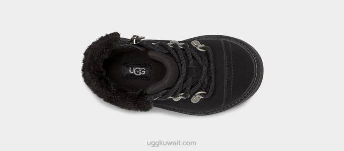 أزيل المسافر الطقس جلد الغزال الأسود الأطفال الصغار UGG 08HB2002