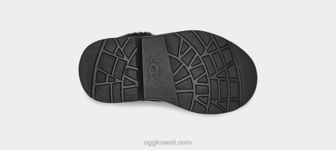 أزيل المسافر الطقس جلد الغزال الأسود الأطفال الصغار UGG 08HB2002