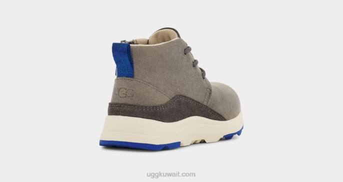 الزورق الثالث الطقس فحمي / جلد أزرق كلاسيكي الأطفال الصغار UGG 08HB2214