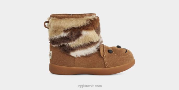 دمية دب كستناء الأطفال الصغار UGG 08HB319