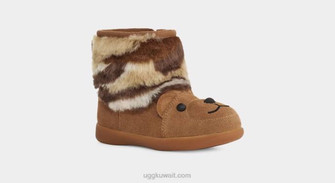 دمية دب كستناء الأطفال الصغار UGG 08HB319