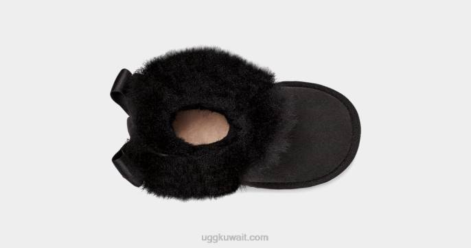 التمهيد bailey bow ii أسود الأطفال الصغار UGG 08HB1956