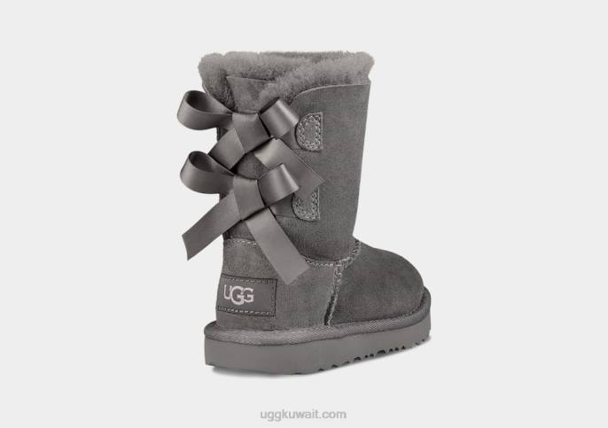 التمهيد bailey bow ii رمادي الأطفال الصغار UGG 08HB1957