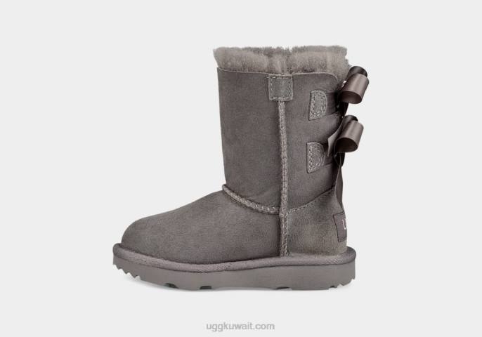 التمهيد bailey bow ii رمادي الأطفال الصغار UGG 08HB1957