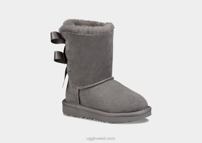 التمهيد bailey bow ii رمادي الأطفال الصغار UGG 08HB1957