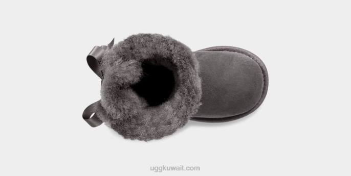 التمهيد bailey bow ii رمادي الأطفال الصغار UGG 08HB1957