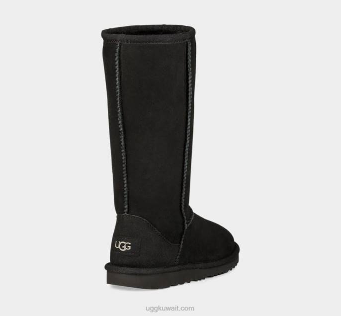 حذاء طويل كلاسيكي II أسود أطفال UGG 08HB1717