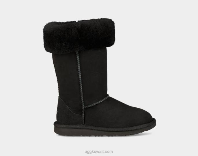 حذاء طويل كلاسيكي II أسود أطفال UGG 08HB1717