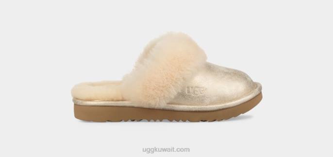 مريح II شبشب معدني ذهب أطفال UGG 08HB2087