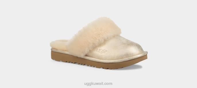 مريح II شبشب معدني ذهب أطفال UGG 08HB2087