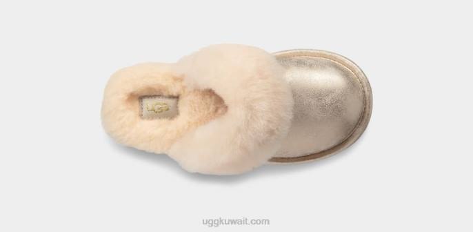 مريح II شبشب معدني ذهب أطفال UGG 08HB2087