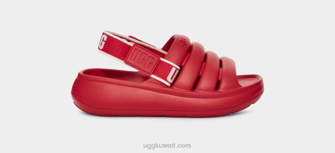 نعم الرياضة السامبا الأحمر أطفال UGG 08HB1667
