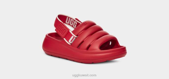نعم الرياضة السامبا الأحمر أطفال UGG 08HB1667