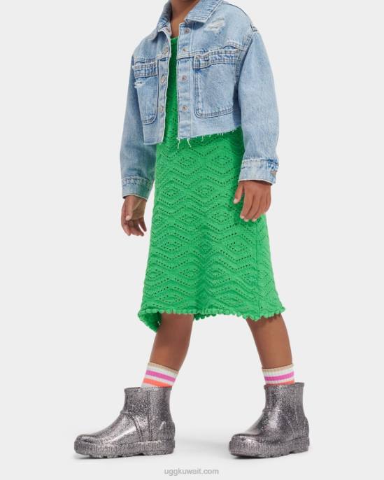 جليتر دريزليتا بريق رمادي أطفال UGG 08HB1677