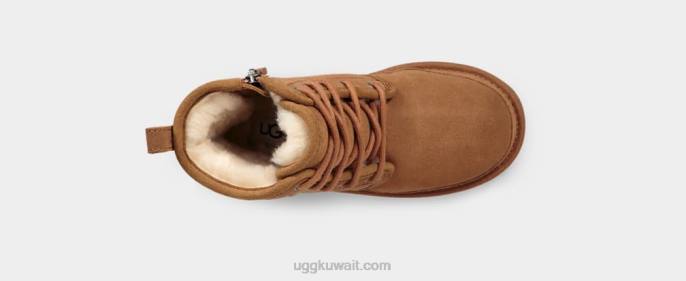 نيوميل عالية كستناء أطفال UGG 08HB1689