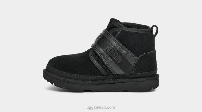 سناب باك نيوميل أسود أطفال UGG 08HB1708