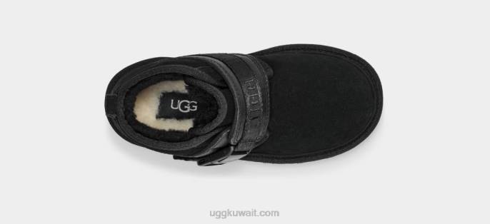 سناب باك نيوميل أسود أطفال UGG 08HB1708