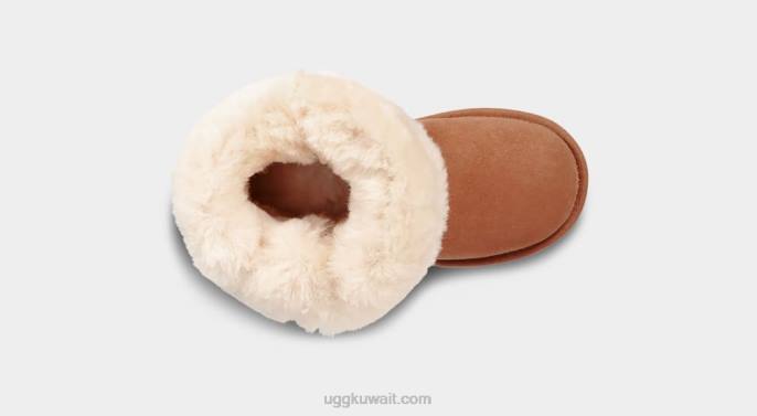 زر بيلي الثاني التمهيد كستناء أطفال UGG 08HB1709