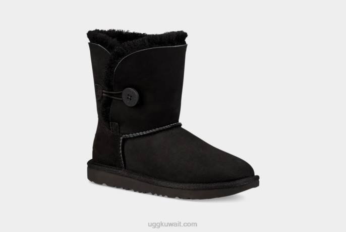 زر بيلي الثاني التمهيد أسود أطفال UGG 08HB1710