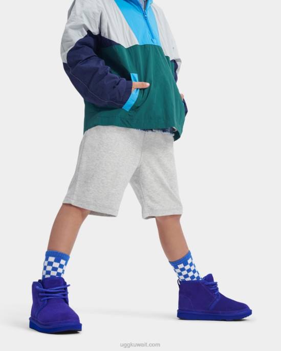 حذاء نيوميل الثاني الأزرق البحري أطفال UGG 08HB1725