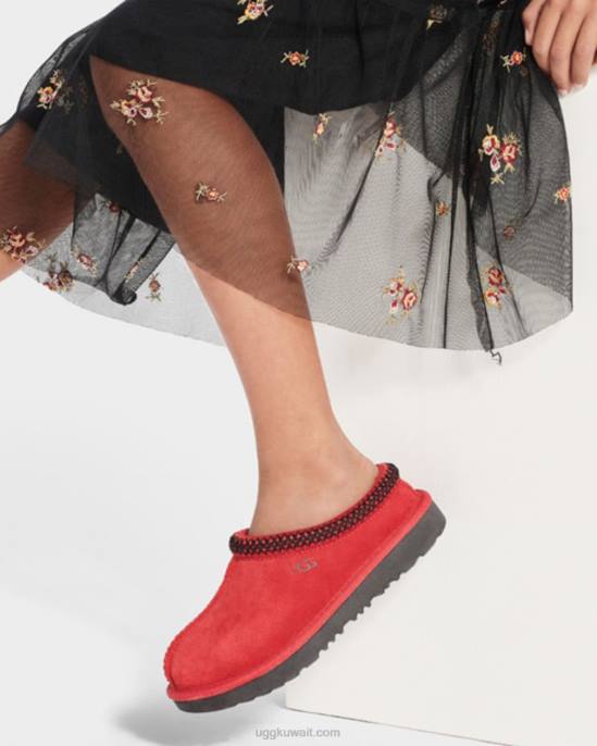 شبشب تاسمان الثاني السامبا الأحمر أطفال UGG 08HB1734