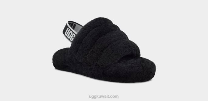 نعم الشريحة زغب أسود أطفال UGG 08HB1739