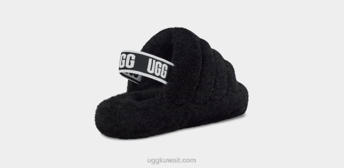 نعم الشريحة زغب أسود أطفال UGG 08HB1739