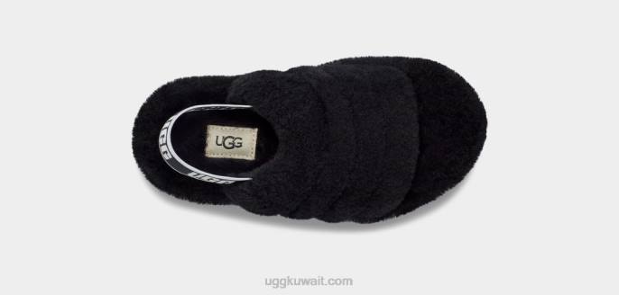 نعم الشريحة زغب أسود أطفال UGG 08HB1739