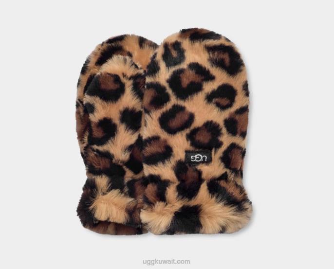 قفاز فرو صناعي بقع طبيعية أطفال UGG 08HB1747