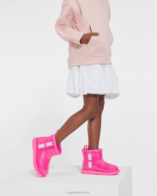 الكلاسيكية البسيطة الثاني وردي لطيف أطفال UGG 08HB1752